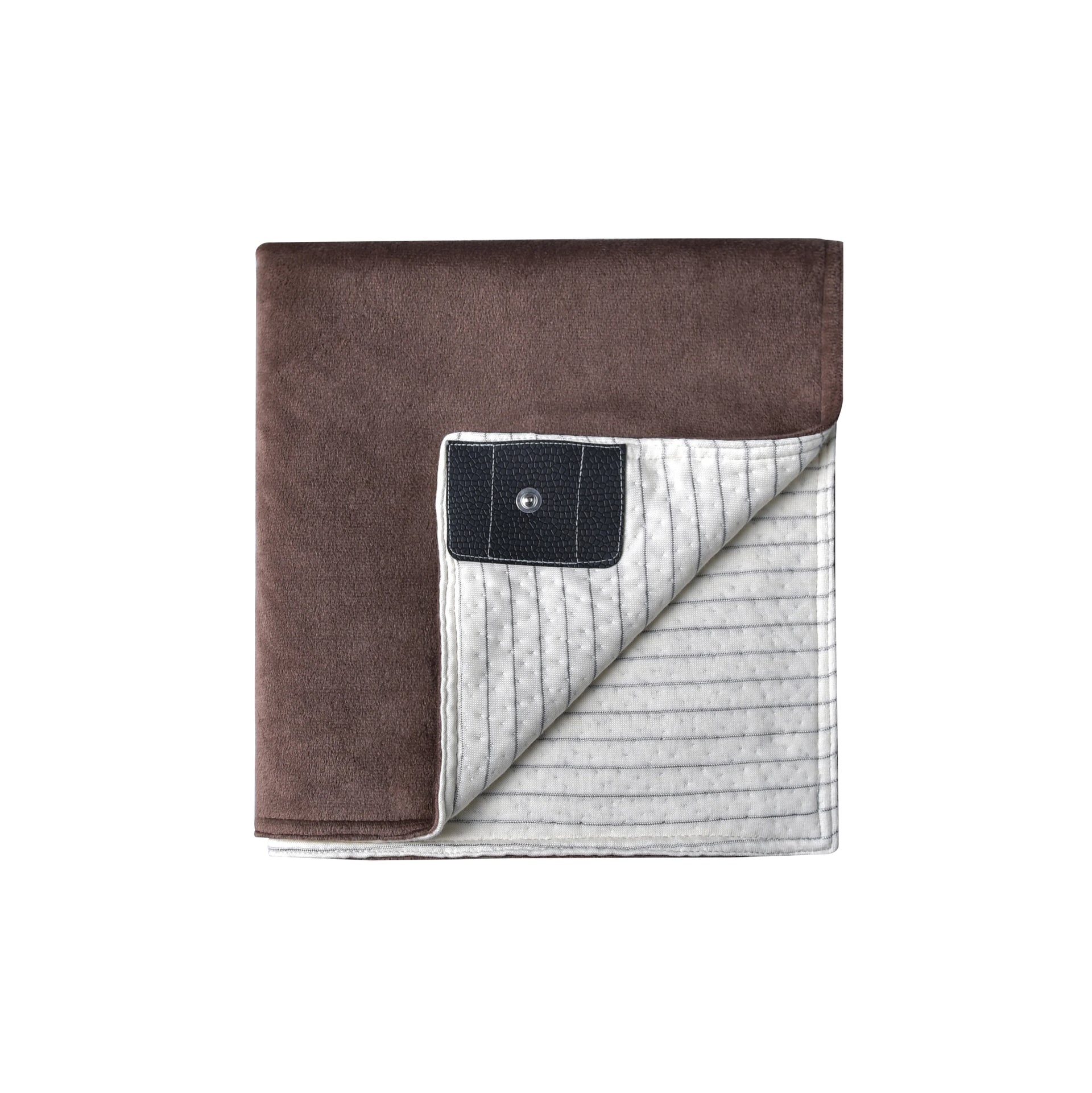 Toffee Grounding Blanket – Fleece Cotton with Silver Fiber